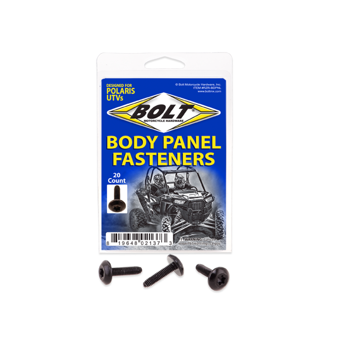 Bolt RZR UTV Body Panel Fasteners - Reliable Replacement Parts
