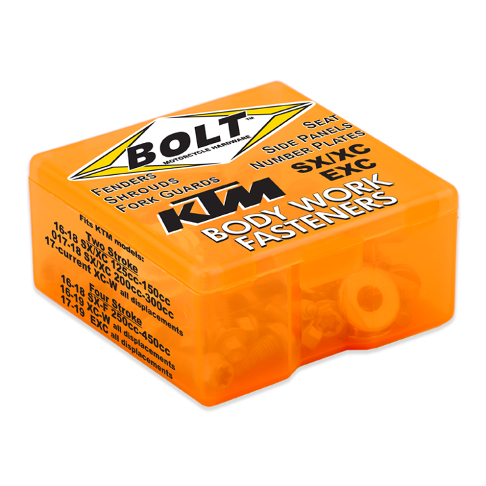 Bolt Body Work Fastener Kit for KTM Models - Part Number KTM-16SXC17EXC