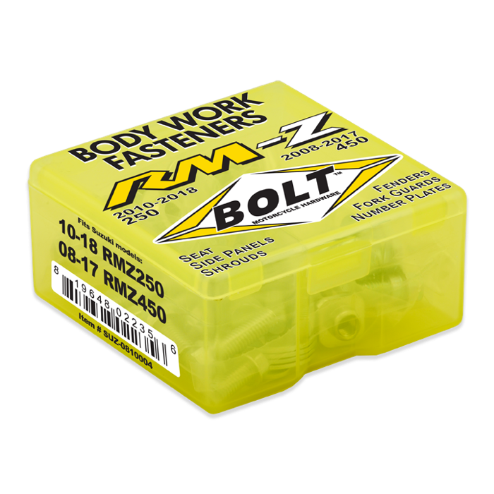 BOLT Body Work Fastener Kit for Suzuki - Part SUZ-0810004
