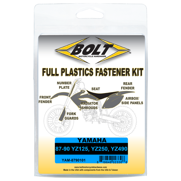 BOLT Body Work Fastener Kit for Yamaha - Part Number YAM-8790101