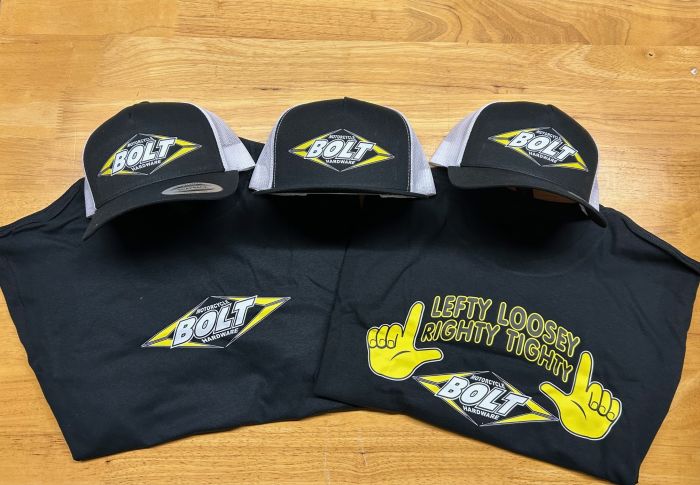 BOLT Dealer Swag Pack - 3 Hats and 2 XL Shirts by BOLT, Part Number BOLT-SWAG
