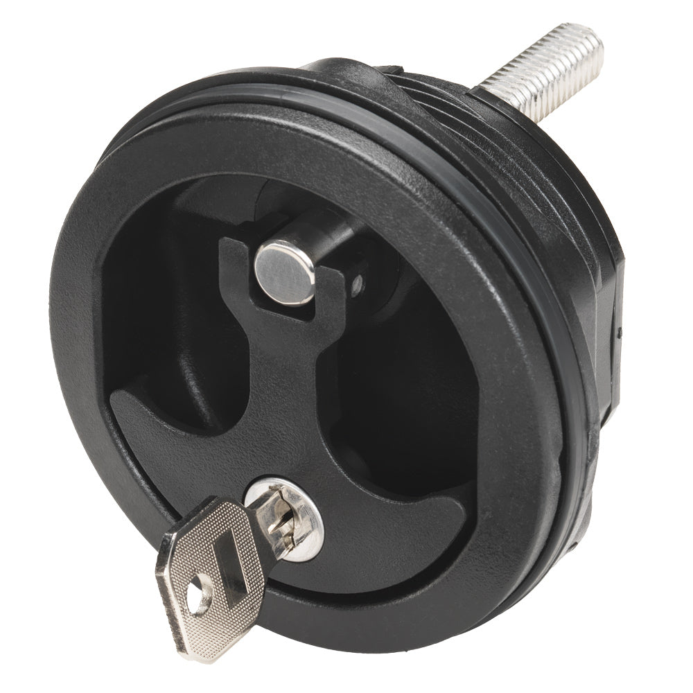Whitecap Nylon Compression Handle Part #3726BC – Locking, Black