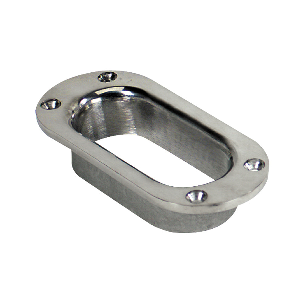Whitecap Hawse Pipe 6223C - 316 Stainless Steel, 1-1/2 inch x 3-3/4 inch