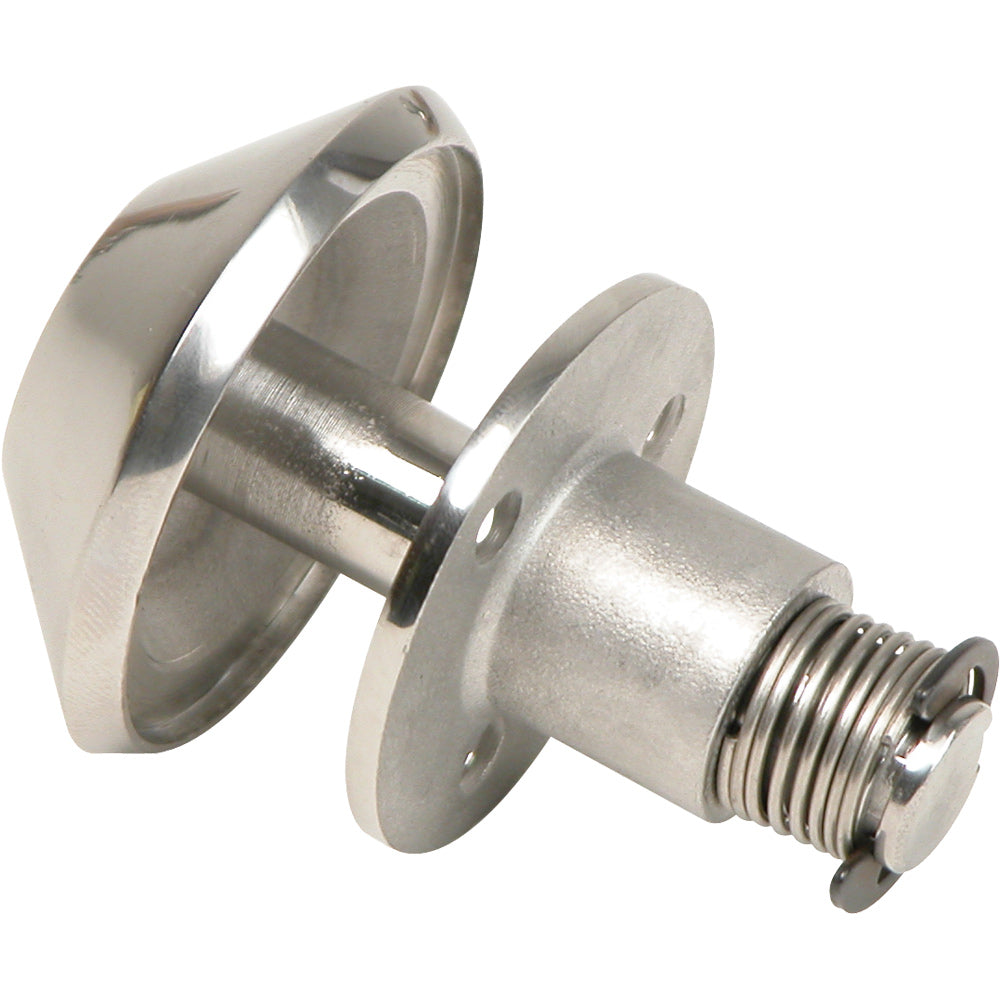 Whitecap Spring Loaded Cleat - 316 Stainless Steel Part 6970C for Marine Docking and Fenders