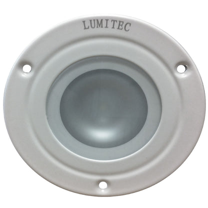 Lumitec Shadow Flush Mount Down Light with 3-Color Red/Blue and White Dimming