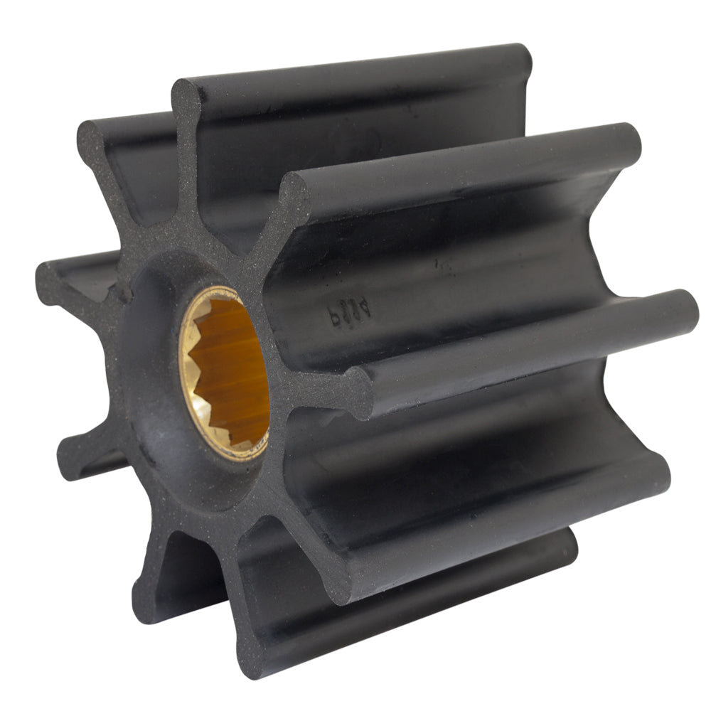 Jabsco Impeller Kit - 9 Blade Neoprene with Brass Insert - 3-1/2 inch Diameter