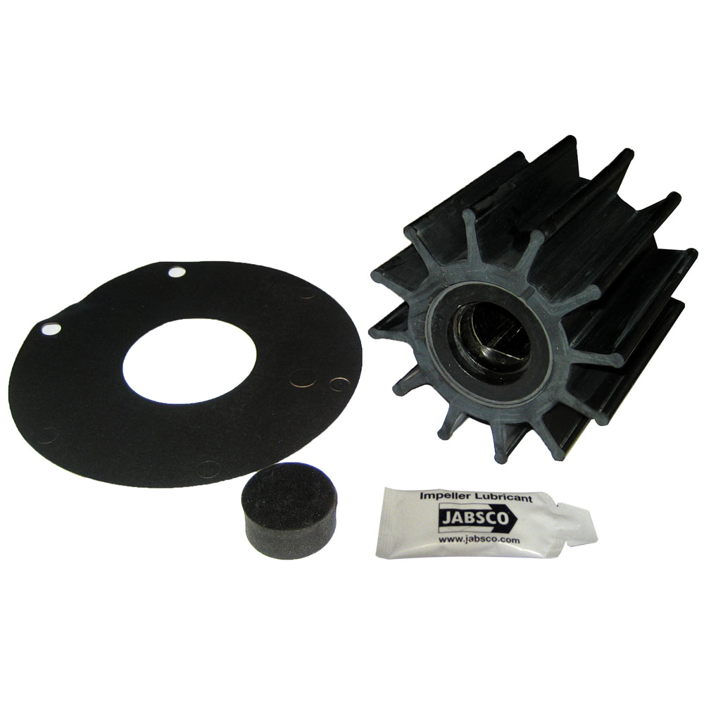Jabsco Impeller Kit - 12 Blade Neoprene for 3-inch Diameter Pumps with Double Flat Drive