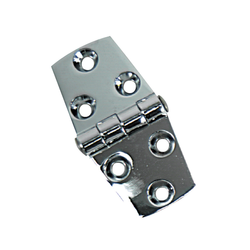 Whitecap Door Hinge S-1492 - 1-1/2 inch x 3 inch Chrome Plated Zamac for Freshwater Applications