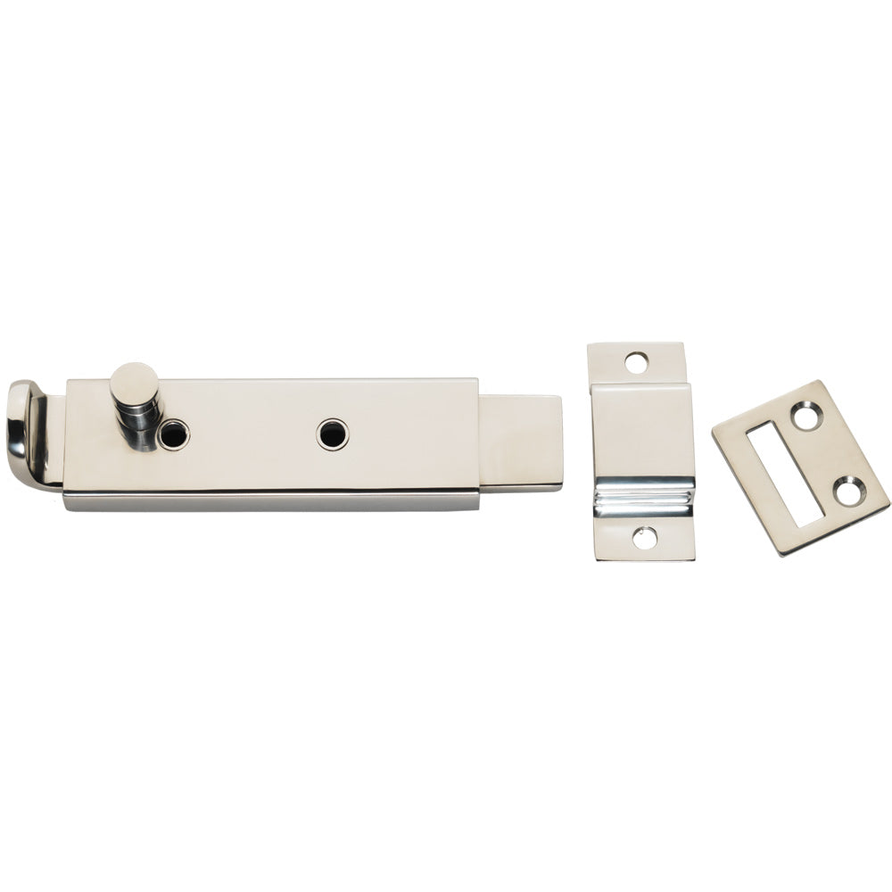 Whitecap Spring Loaded Slide Bolt/Latch S-0588C - 5-5/16 inch 316 Stainless Steel