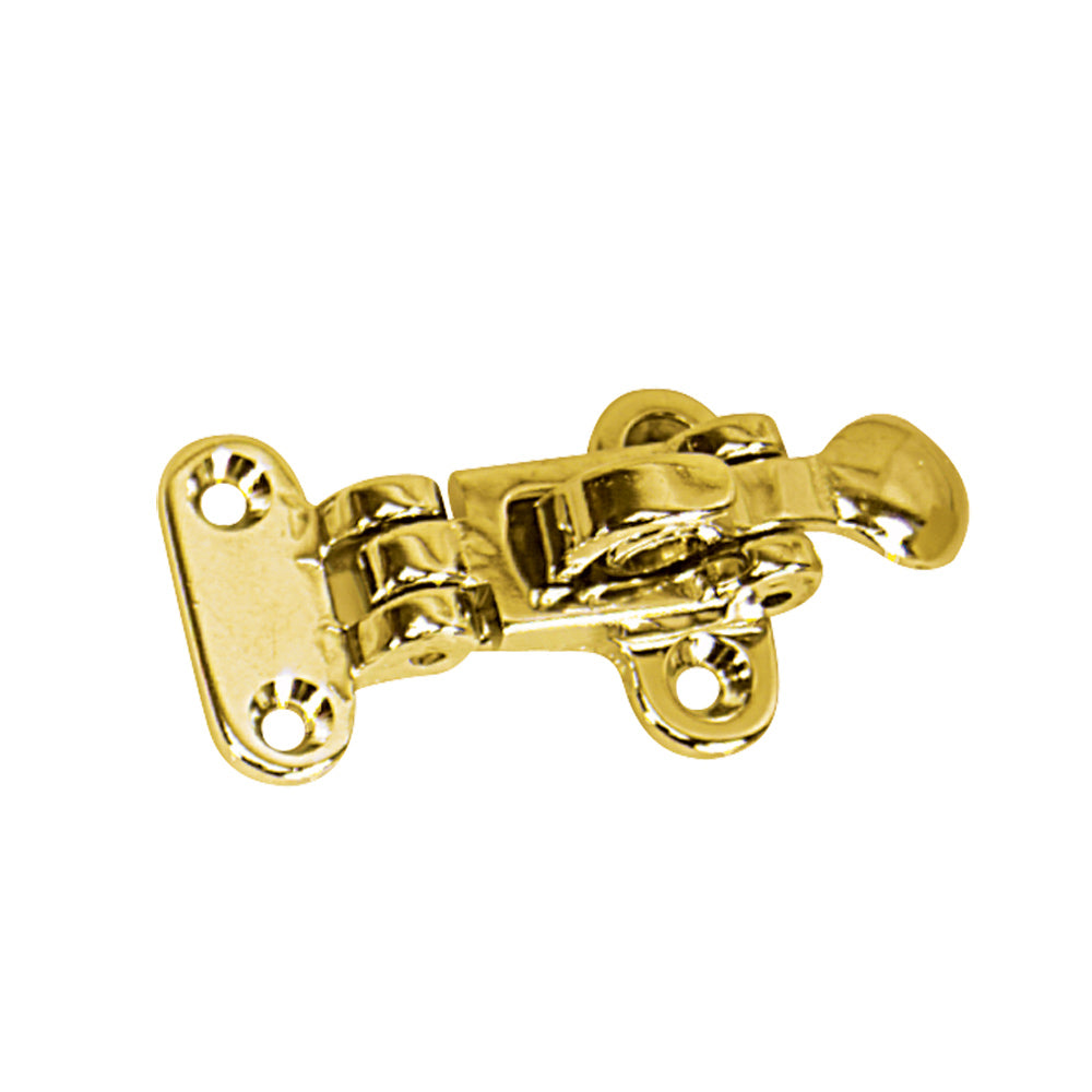 Whitecap S-0054BC Polished Brass Anti-Rattle Hold Down for Marine Applications