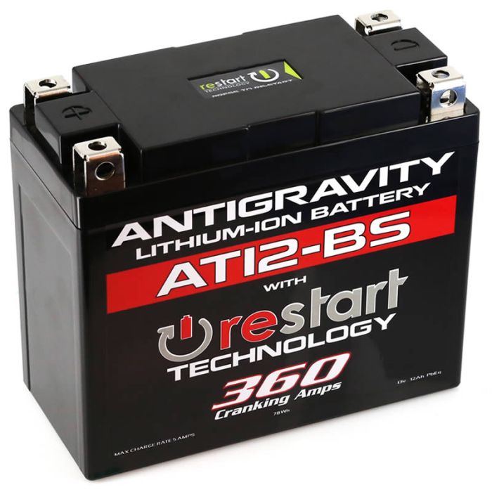 Antigravity AG-AT12BS-RS Lithium Battery for Motorcycle and Powersports Vehicles