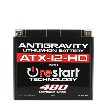 ANTIGRAVITY ATX12-HD-RS High-Output Lithium Battery for Automotive and Marine Use