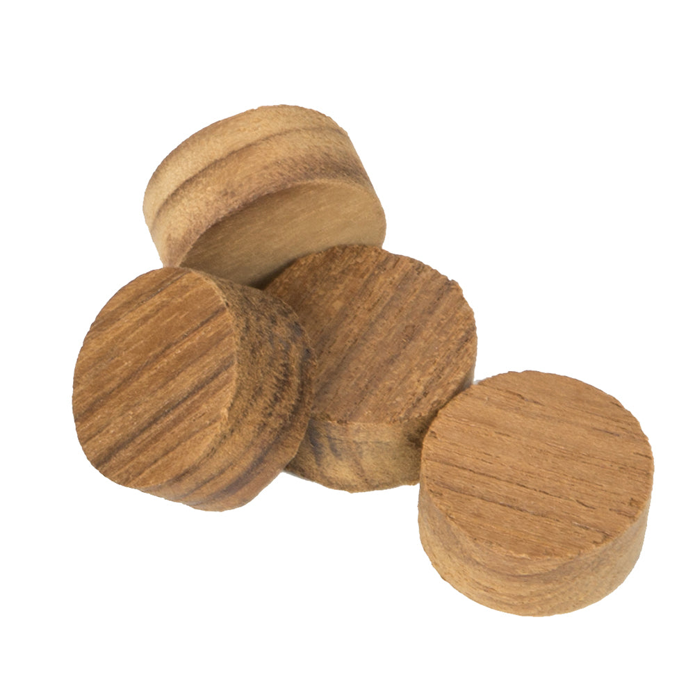 Whitecap Teak Plug 1-Inch - Pack of 20