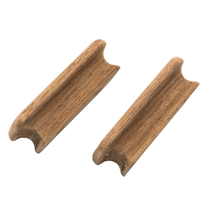 Whitecap Teak Rectangular Drawer Knob - 2-3/4 Inch Length, 2-Pack