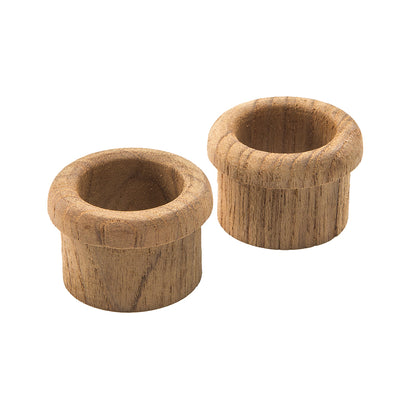 Whitecap Teak Finger Pull 60145-A – 5/8" Barrel Length, Recess Mount, 2 Pack