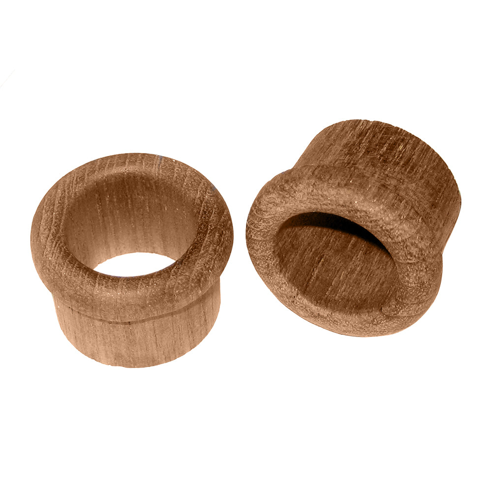 Whitecap Teak Finger Pull 60146-A - 1-Inch Barrel Length, Recess Mount, Pack of Two