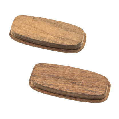 Whitecap 60135-A Teak Rectangular Drawer Pull – 3-1/4 Inch Length, 2 Pack