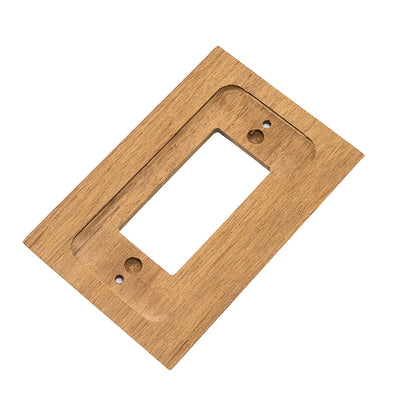 Whitecap Teak Ground Fault Outlet Cover / Receptacle Plate - Part #60171