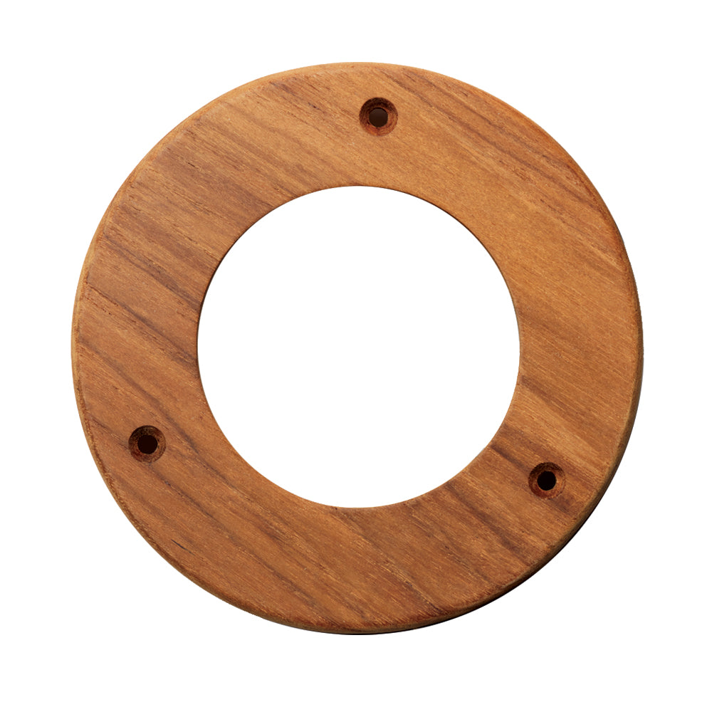 Whitecap Teak Trim Ring with 4-Inch Inner Diameter Opening - Part Number 61974