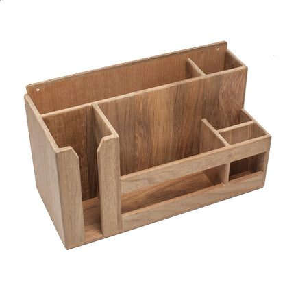 Whitecap Teak Dish, Cup, and Utensil Holder - Part #62404