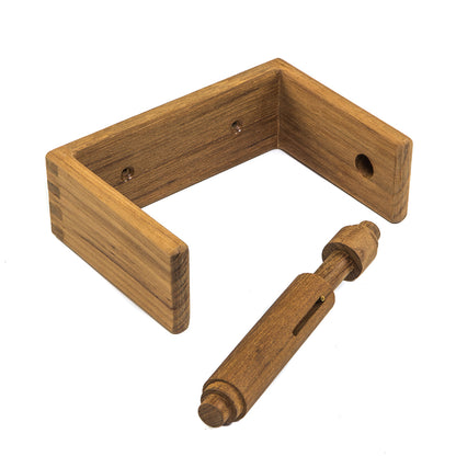 Whitecap Teak Toilet Tissue Rack with Spring-Loaded Bar, Part Number 62322