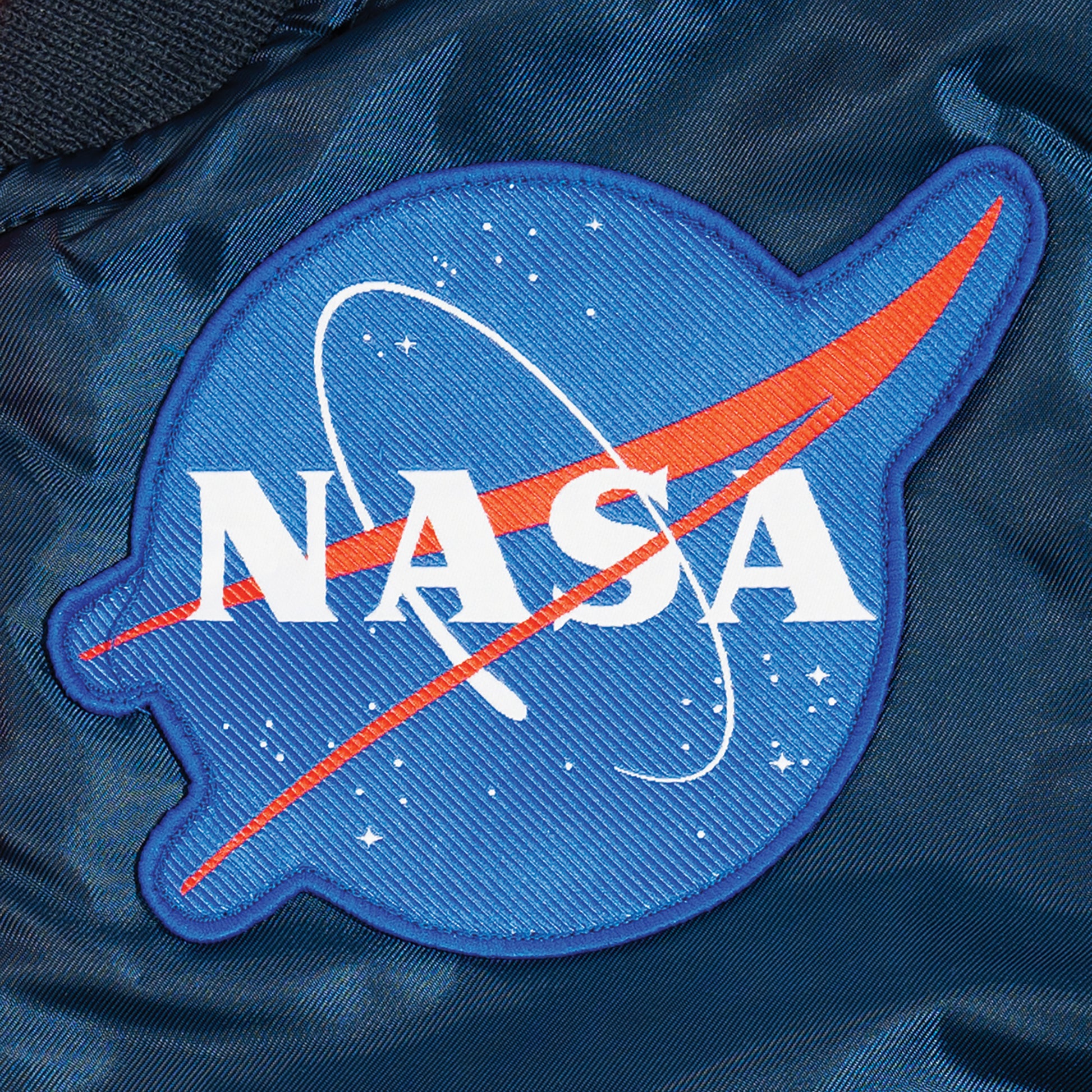 Rothco Kids NASA MA-1 Flight Jacket Size Large – Reversible Space Explorer Bomber with Patches and Water-Resistant Outer Shell