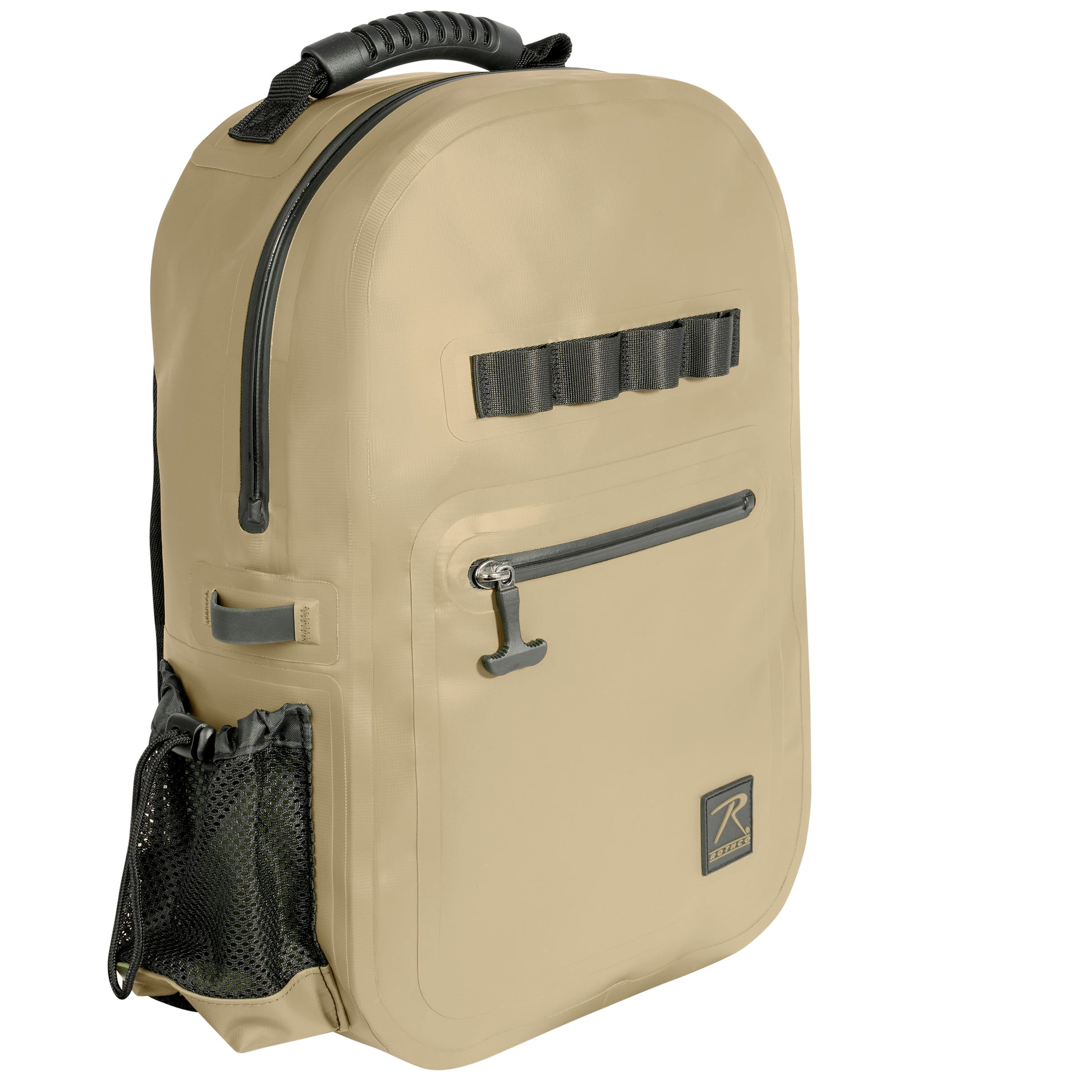 Rothco Waveguard Waterproof Backpack Desert Sand - 15.6L Waterproof Gear Bag for Outdoor Adventures