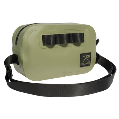 Rothco Waveguard Waterproof Crossbody Bag Olive Drab – 2.2L Compact Outdoor Organizer