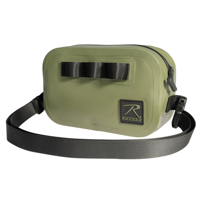Rothco Waveguard Waterproof Crossbody Bag Olive Drab – 2.2L Compact Outdoor Organizer