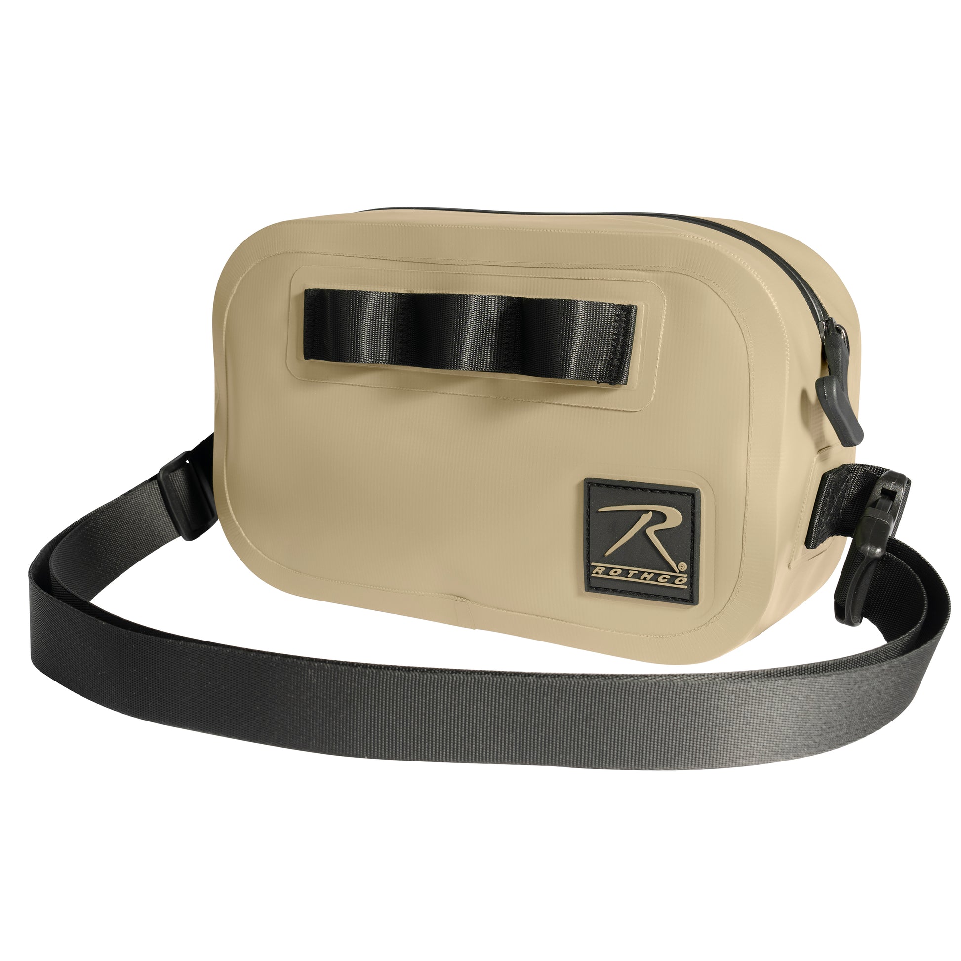 Rothco Waveguard Waterproof Crossbody Bag Desert Sand – Durable 3-Layer Vinyl Travel Organizer