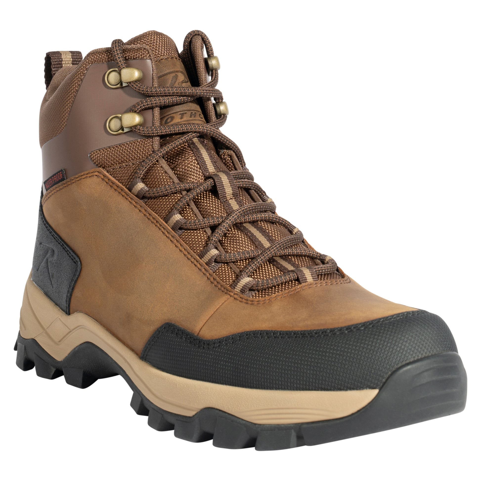 Rothco Performance Series Scout 6-Inch Hybrid Tactical Boot Brown - Waterproof, All Terrain Support