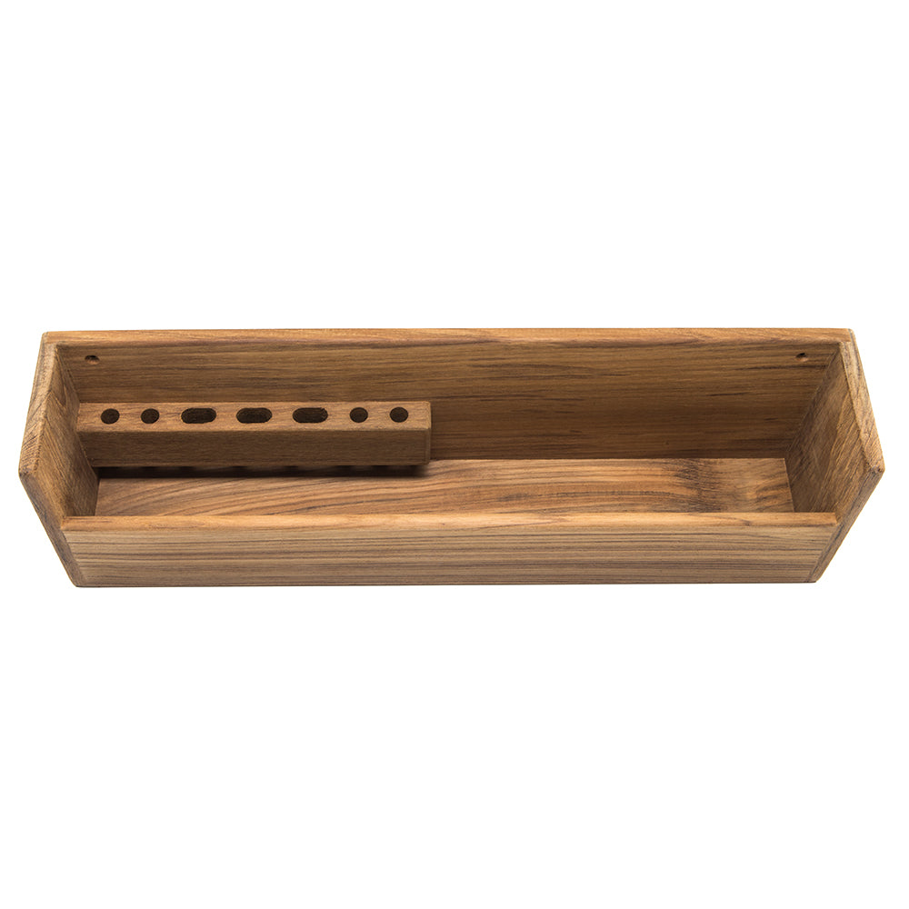 Whitecap Teak Navigation Rack - Part Number 62532, Durable Marine Storage Solution