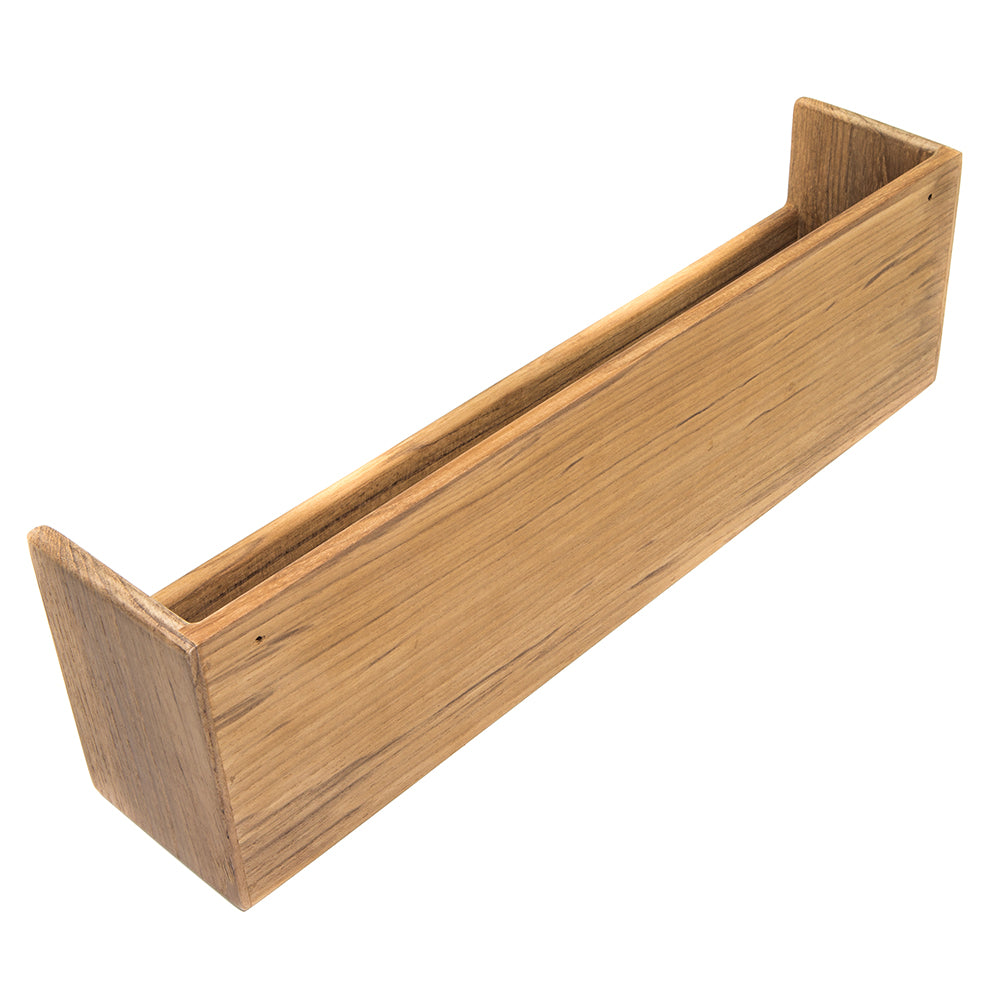 Whitecap Teak Navigation Rack - Part Number 62532, Durable Marine Storage Solution