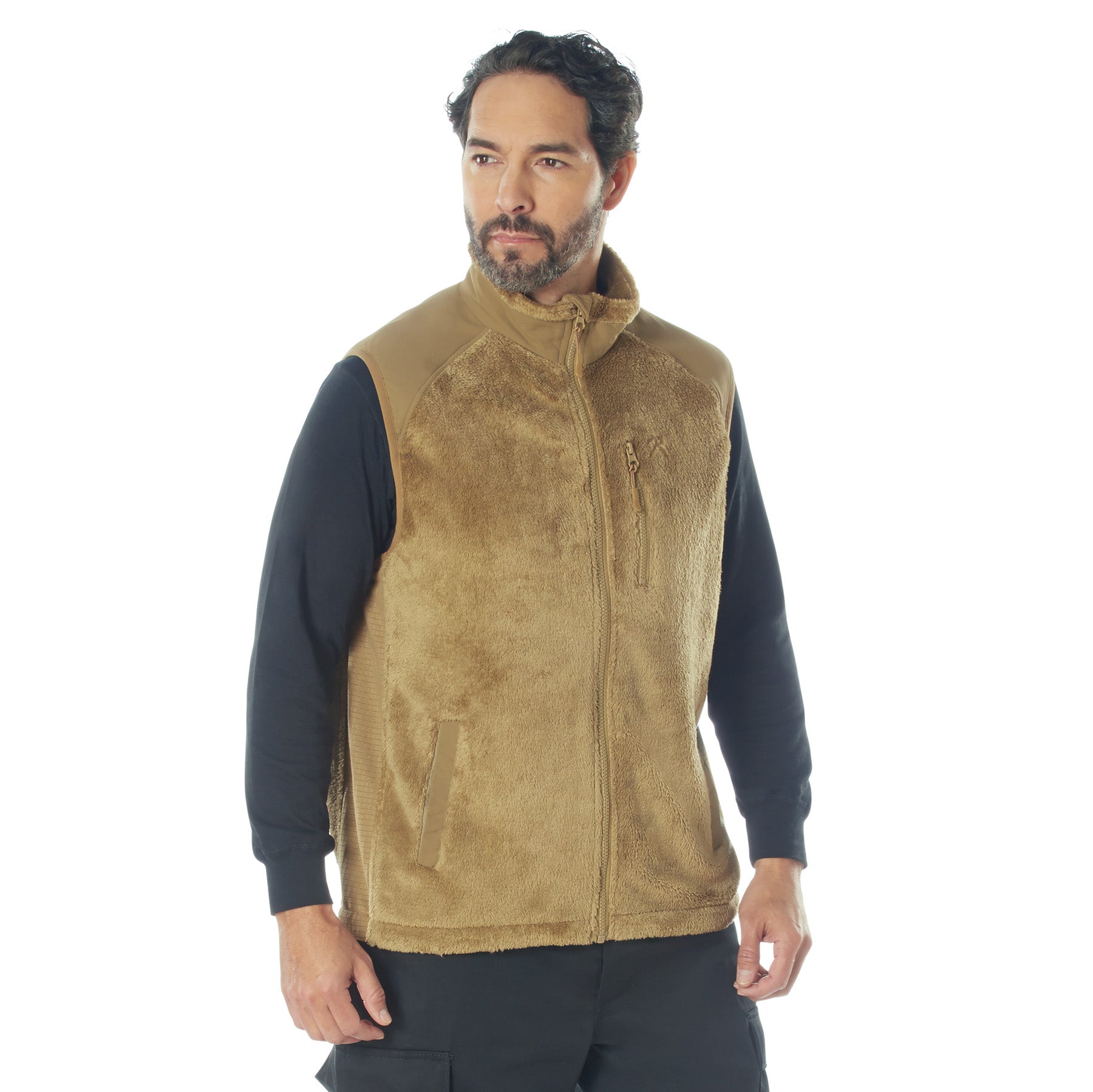 Rothco E.C.W.C.S. Fleece Vest 3XL Coyote Brown – Thermal Midweight Tactical Layer