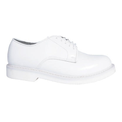 Rothco Military Uniform Oxford Leather Shoes White - Model 50850-R7, Size 7"