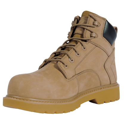 Rothco Performance Series Tradesman 6-Inch Composite Toe Work Boot in Coyote Brown, Size 5