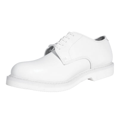 Rothco Military Uniform Oxford Leather Shoes White – Size 12, Regular Width