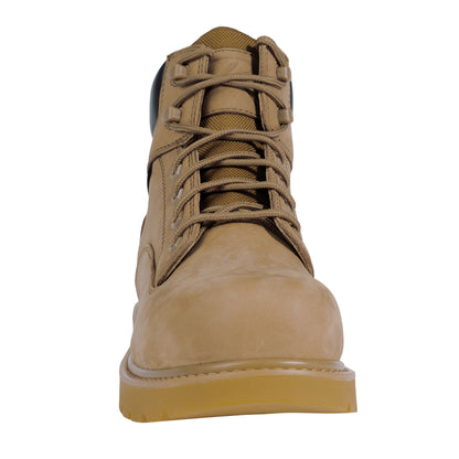 Rothco Performance Series Tradesman 6-Inch Composite Toe Tactical Work Boots for Men – AR 670-1 Coyote Brown, Size 7.5