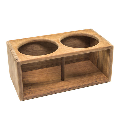 Whitecap Teak Two Insulated Drink Rack - Part Number 62612