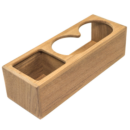 Whitecap Teak Two Insulated Drink and Binocular Rack with Tray - Part 62616