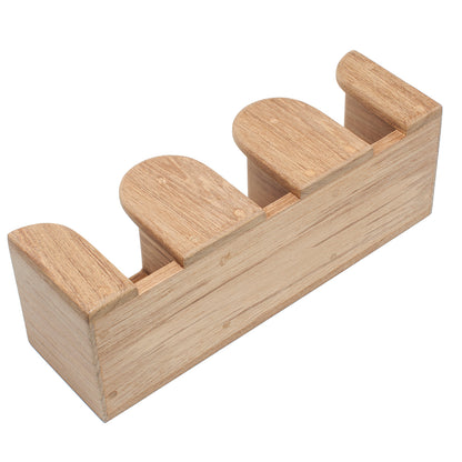 Whitecap Teak Three Mug Rack with Insulated Drink Holder Storage