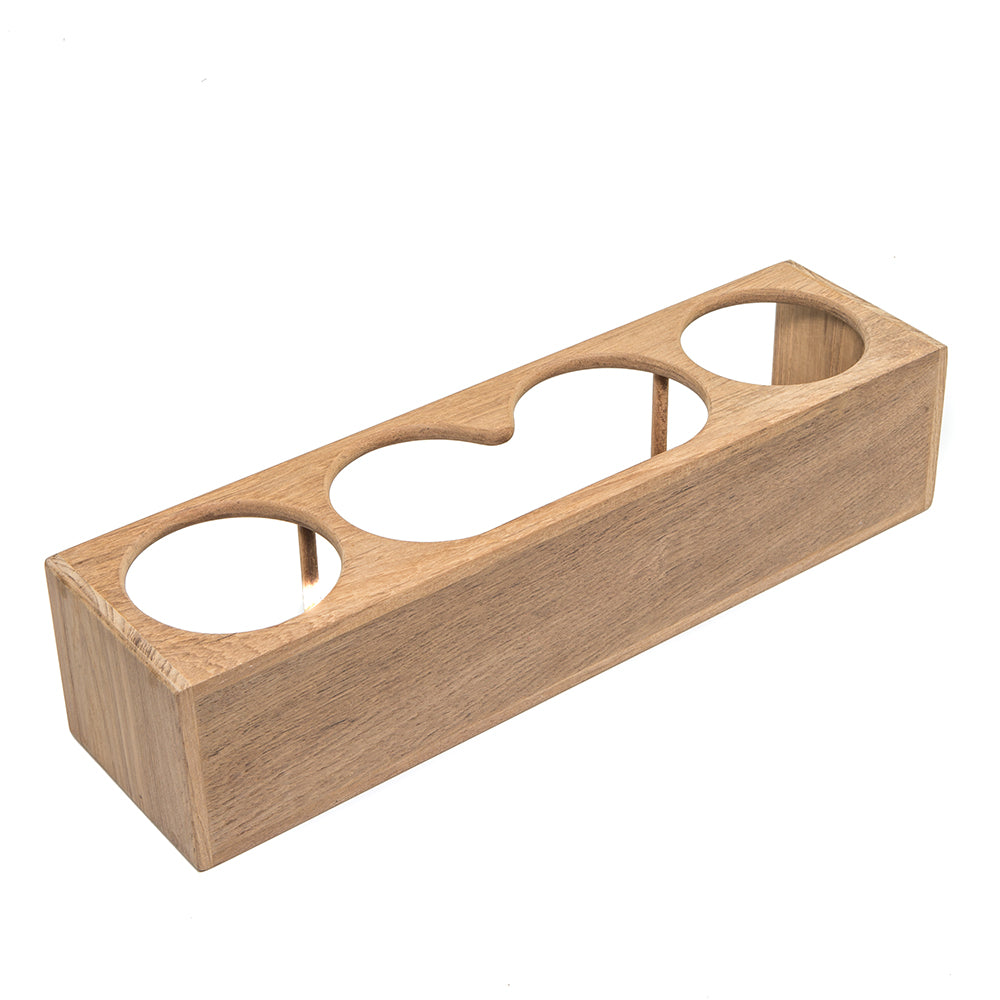 Whitecap Teak Four Insulated Drink and Binocular Rack - Part #62634
