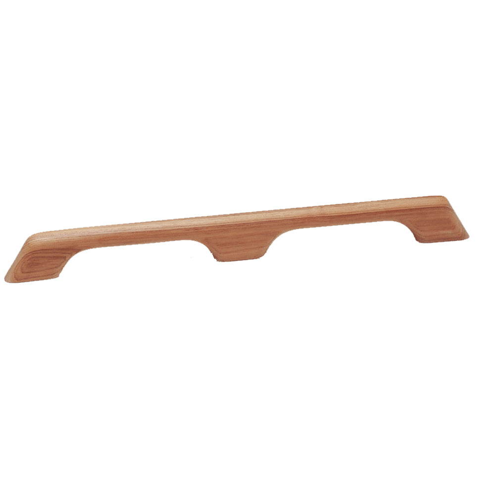 Whitecap Teak Handrail with Two Loops - 23 Inch Length, Part #60102