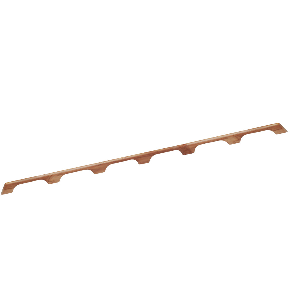 Whitecap Teak Handrail with Six Loops - 63 Inch Length - Part Number 60110