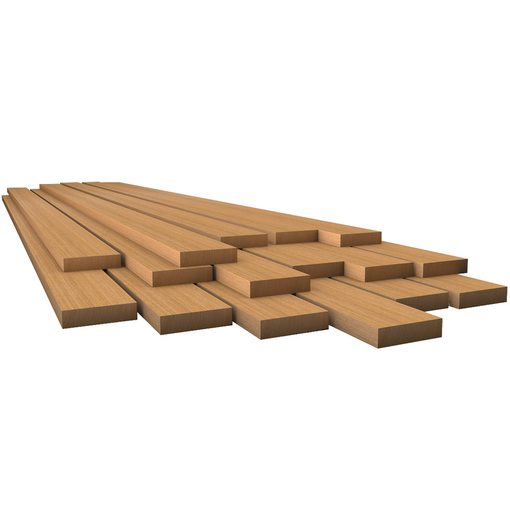 Whitecap Teak Marine Lumber - 7/8 inch x 4 inch x 36 inch