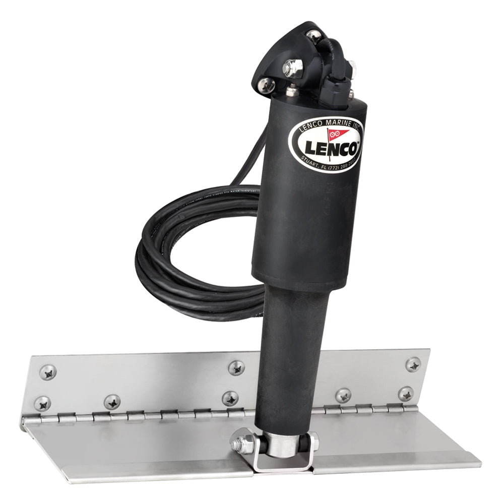 Lenco Marine 15125-101 Limited Space 4x12 Inch Trim Tab Kit with Standard Actuator - 12V
