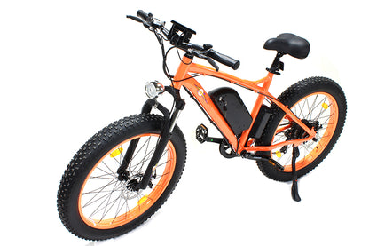 V-Twin 48 Volt 500 Watt Electric Bike with Large LCD Display and 26-inch City Tires
