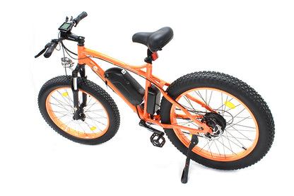 V-Twin 48 Volt 500 Watt Electric Bike with Large LCD Display and 26-inch City Tires