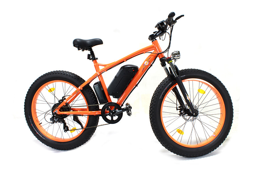V-Twin 48 Volt 500 Watt Electric Bike with Large LCD Display and 26-inch City Tires