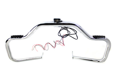 V-Twin Chrome Front Turn Signal Highway Bar for Harley Davidson FLT (Part #21046)